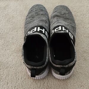 Beverly Hills Polo Club Black and Gray Slip-On Loafers